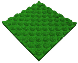 Nawierzchnia na plac zabaw 3,5 cm zielona